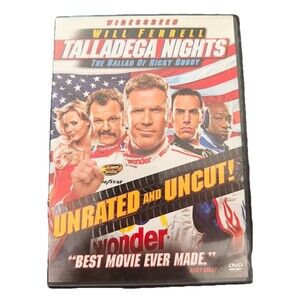 Talladega Nights The Ballad of Ricky Bobby DVD 2006 Unrated Will Ferrell